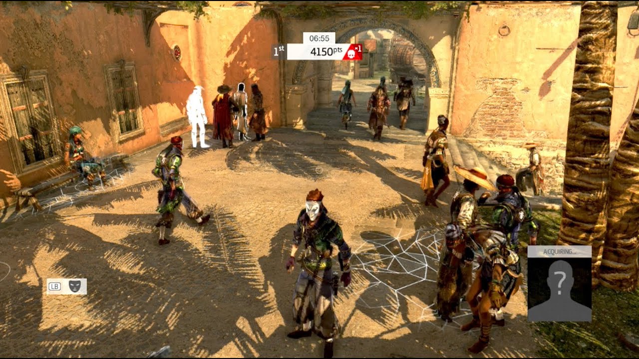 Assassin's Creed 4 Multiplayer - Hardcore Deathmatch (AC4 Black Flag Gameplay)