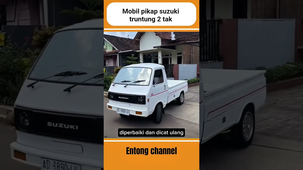 Mobil antik suzuki truntung mesin dua tak seperti motor #shorts