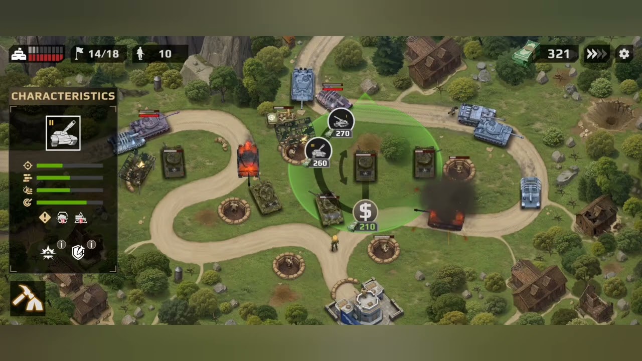 WWII Defense: RTS Army TD game v26 #wargaming #mobilegaming #gaming #strategygames