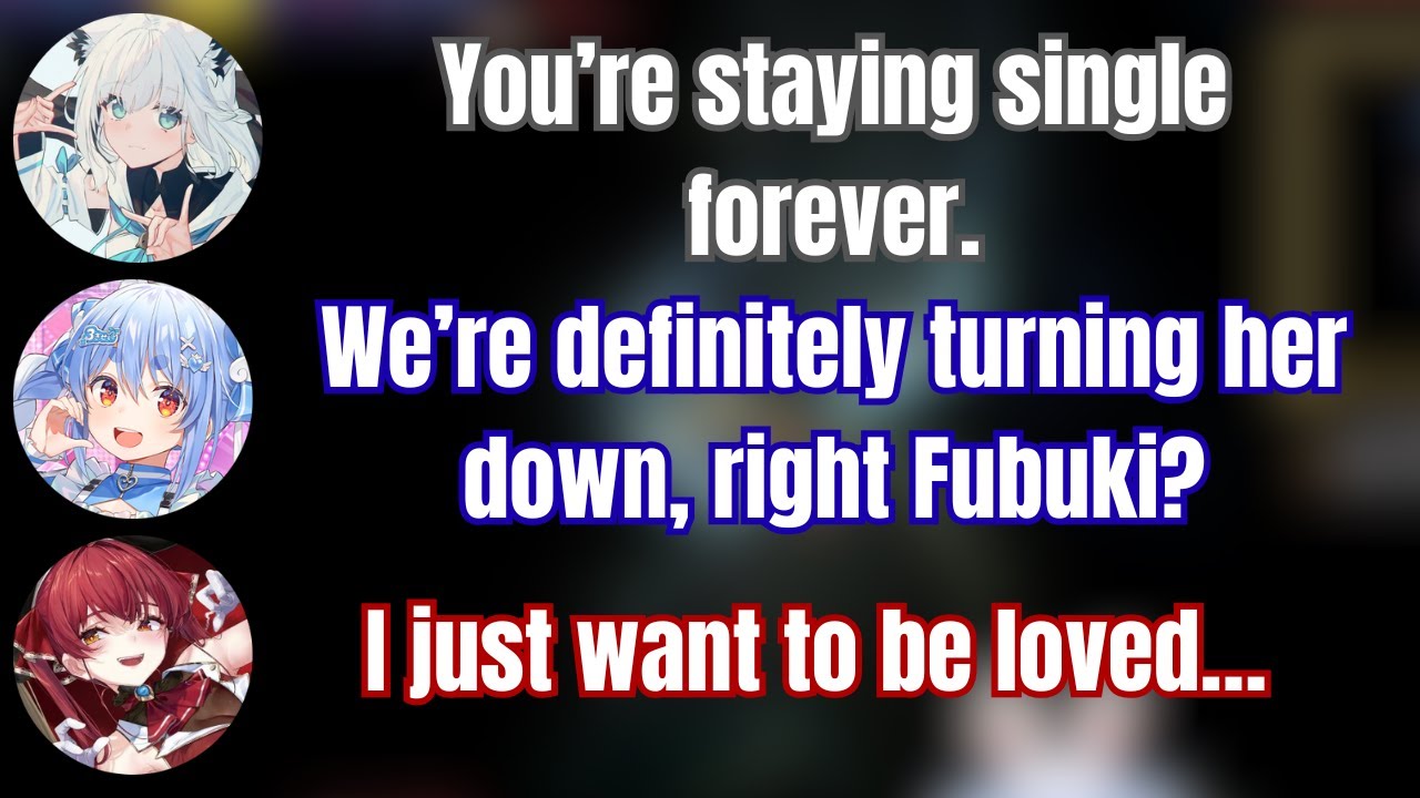 Marine Just Wants To be Loved But Got Roasted By Pekora And Fubuki Instead