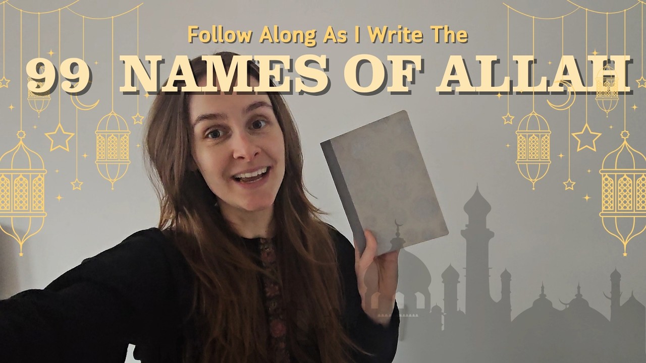 Follow Along as I Write the 99 names of Allah | PJK