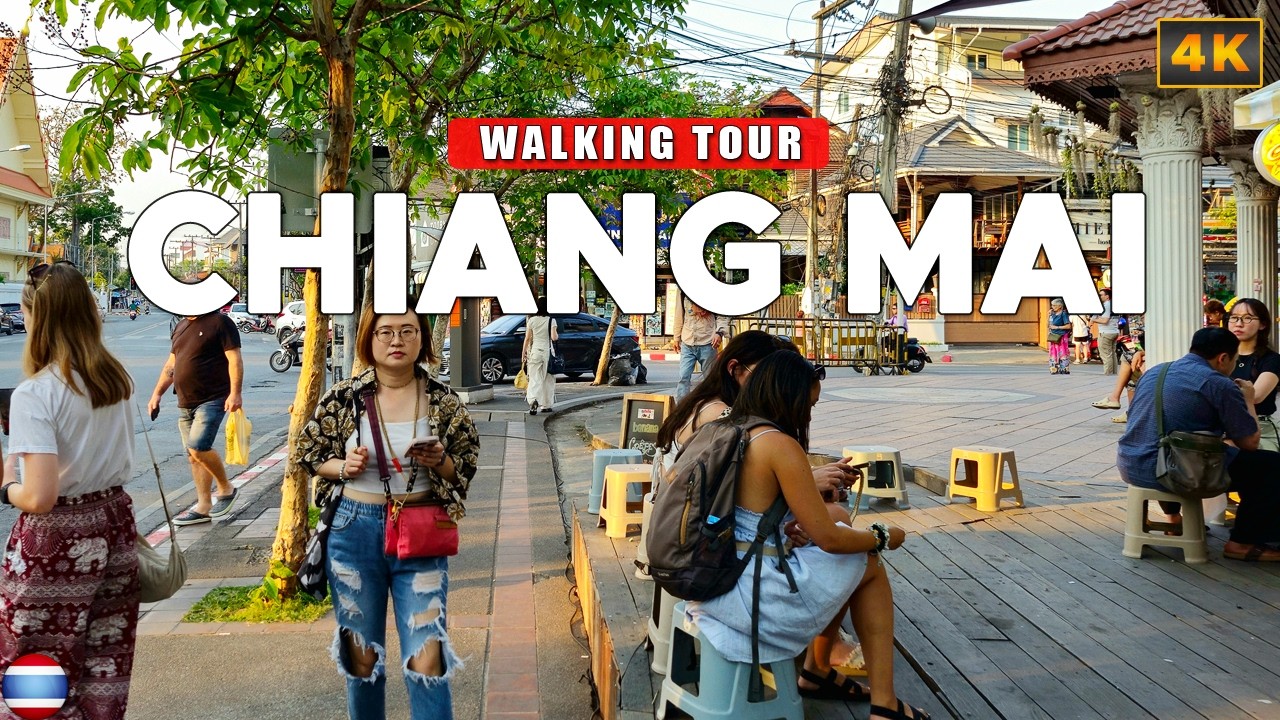 Чиангмай, Таиланд - Старый город Чиангмая 2026 4K Walking Tour