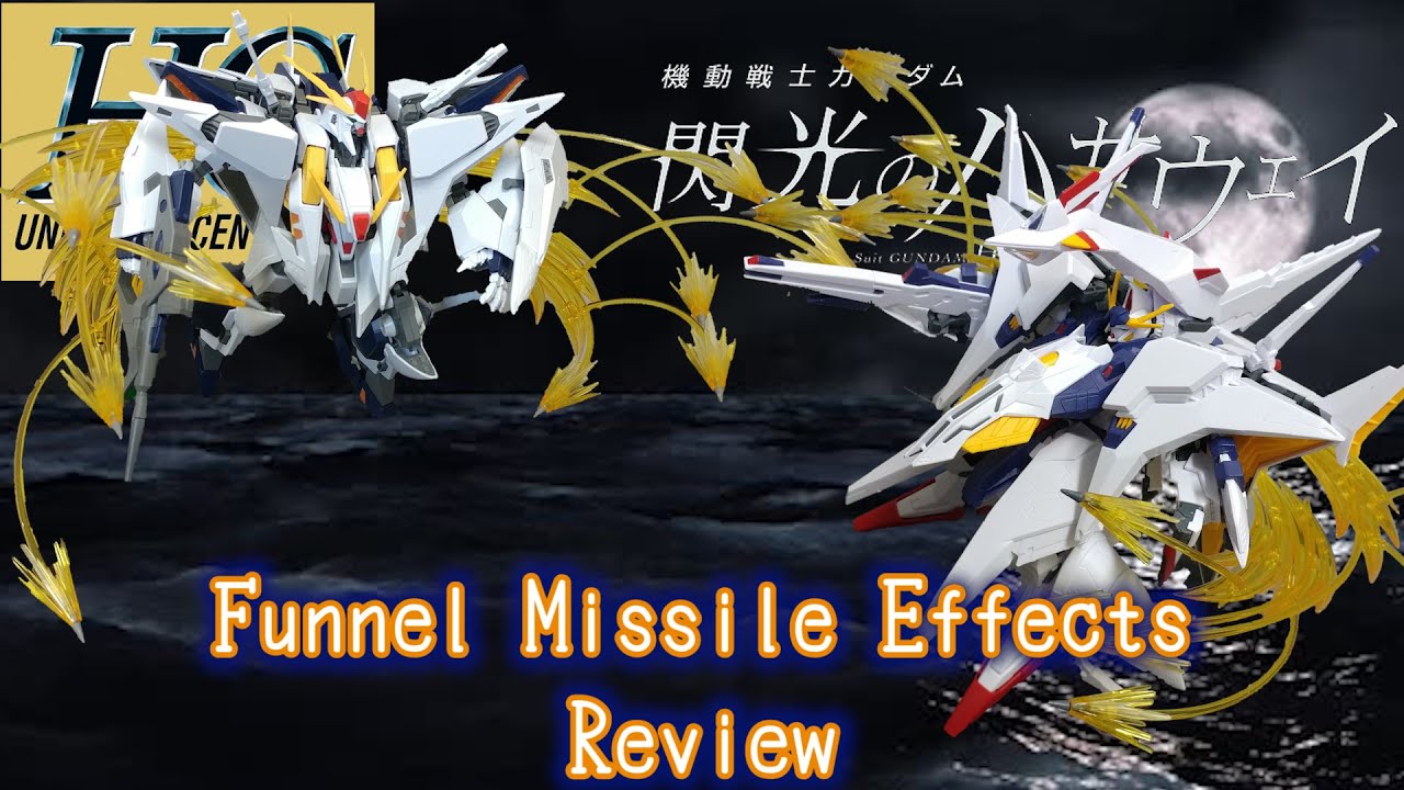 Обзор эффектов ракеты HG Funnel Missile | Mobile Suit Gundam Hathaway