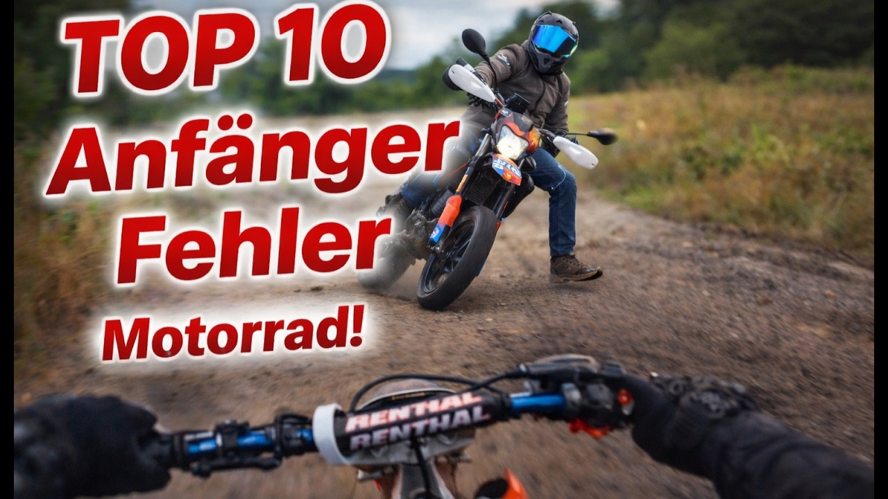 10 Anfängerfehler beim Motorrad fahren 🚨 (und wie du sie vermeidest)