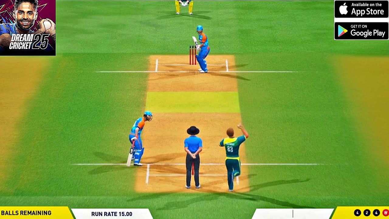 Dream Cricket 2025 ( India vs Australia ) Android, iOS Gameplay