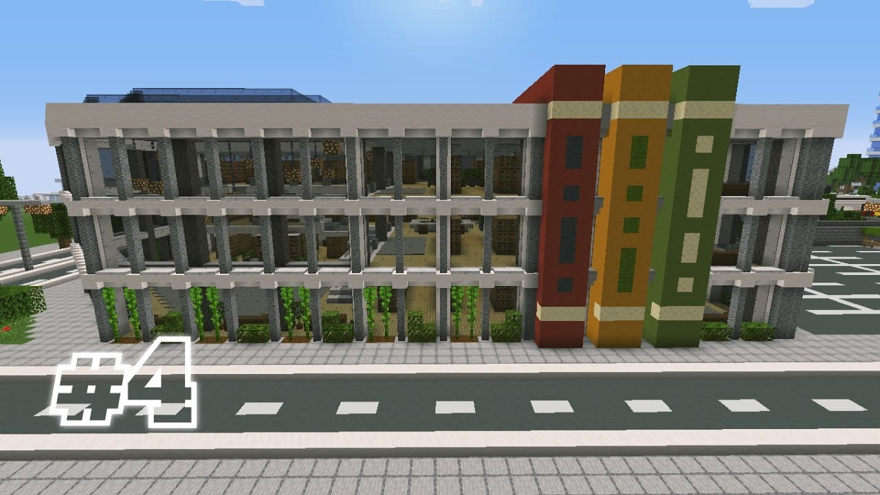 Город в Minecraft #4 / Библиотека
