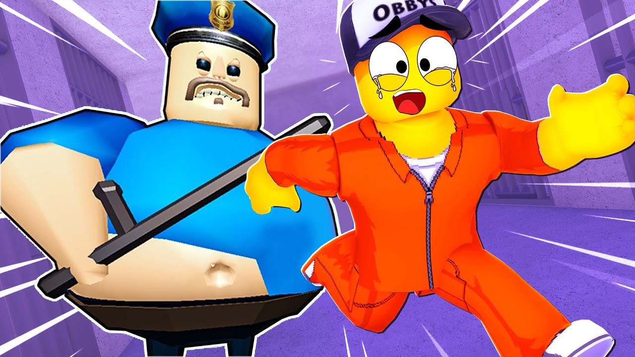 ROBLOX BARRY A JEHO VĚZEN&Iacute; KDE... 🍑💨 (OBBY Z PRVN&Iacute; OSOBY)
