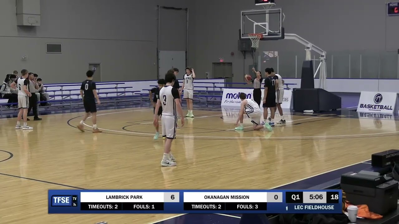 2026 Jr  Boys Basketball Game #70 Lambrick Park vs Okanagan Mission 1 PGM
