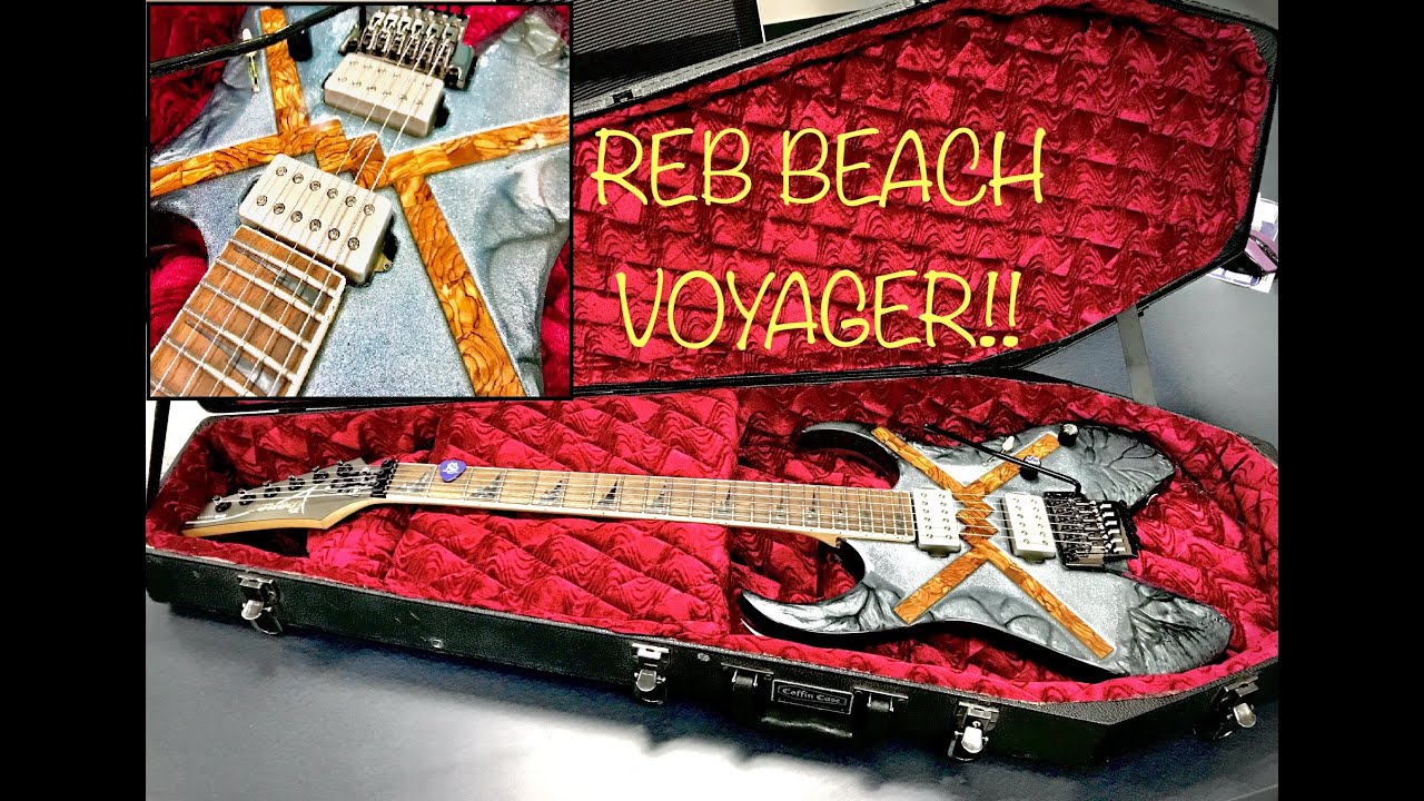 I Made an IBANEZ VOYAGER Guitar Out of Epoxy and Olive Wood!
