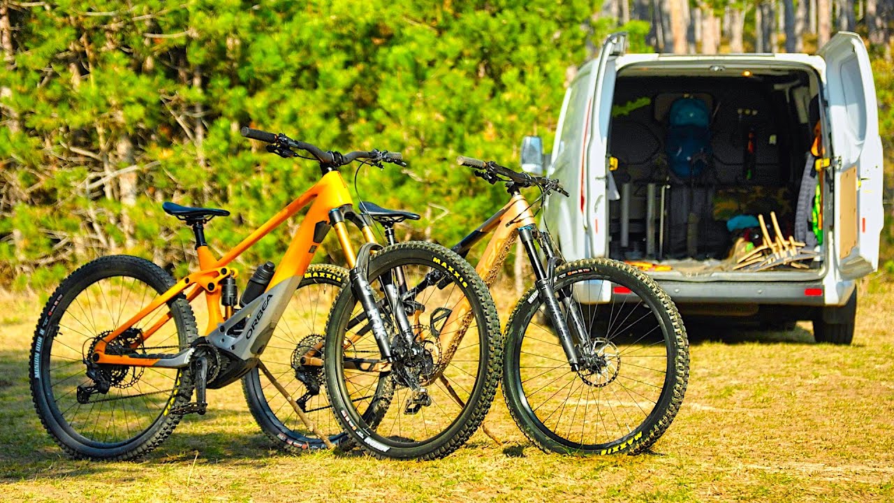 E MTB BIKE-STÄNDER UND TRANSPORT TIPPS | Orbea Wild, Orbea Rise, Ford Transit