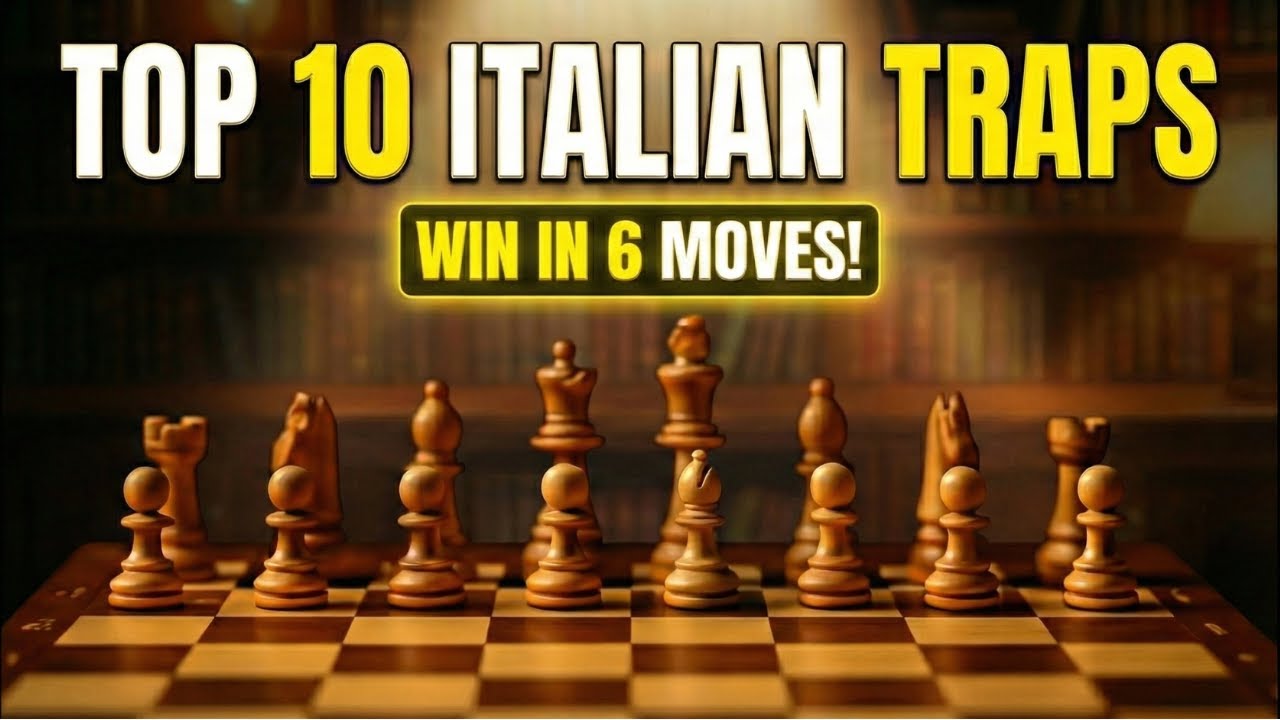 10 Italian Opening Traps to Win FAST