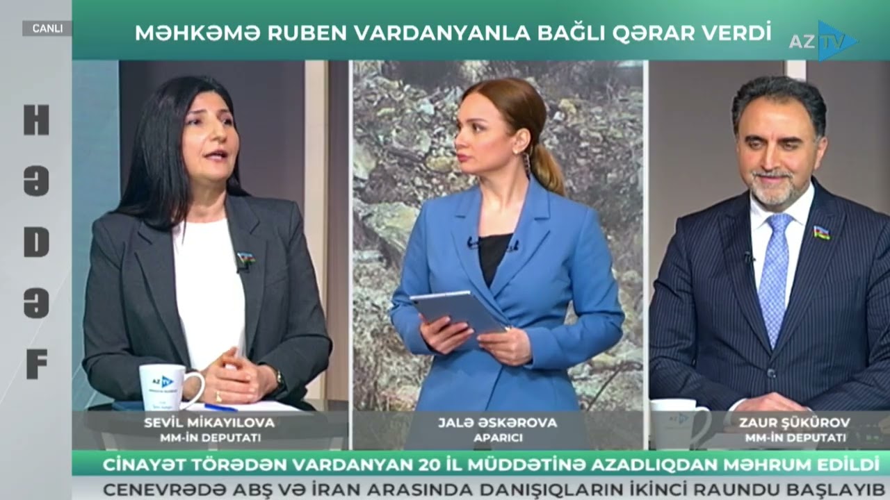 Məhkəmə Ruben Vardanyla bağlı qərar verdi  | HƏDƏF - 17.02.2026