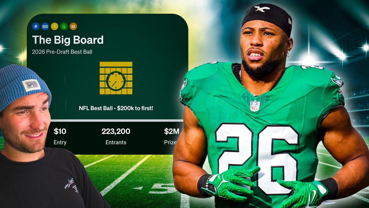 Драфт NFL Best Ball с призовым фондом в 200 000 долларов!