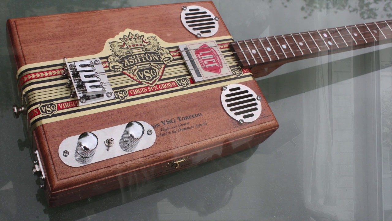 Cigar Box Guitar with Lace Matchbook pickup