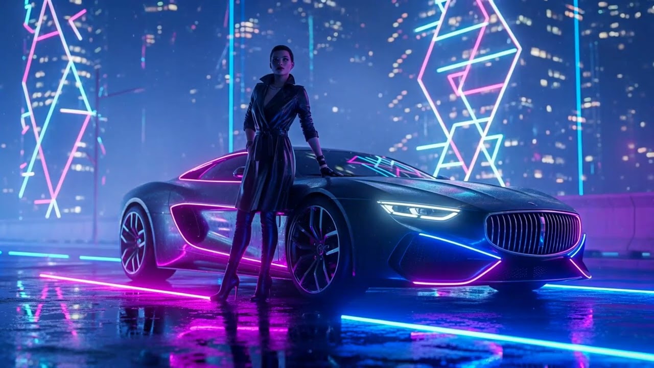 Future R&B Neon Mix (1 Hour with Cyberpunk Visuals)