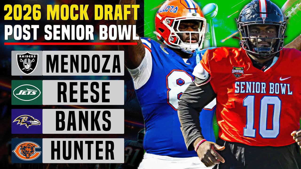 NEW 3 Round 2026 NFL Mock Draft | Post-Senior Bowl