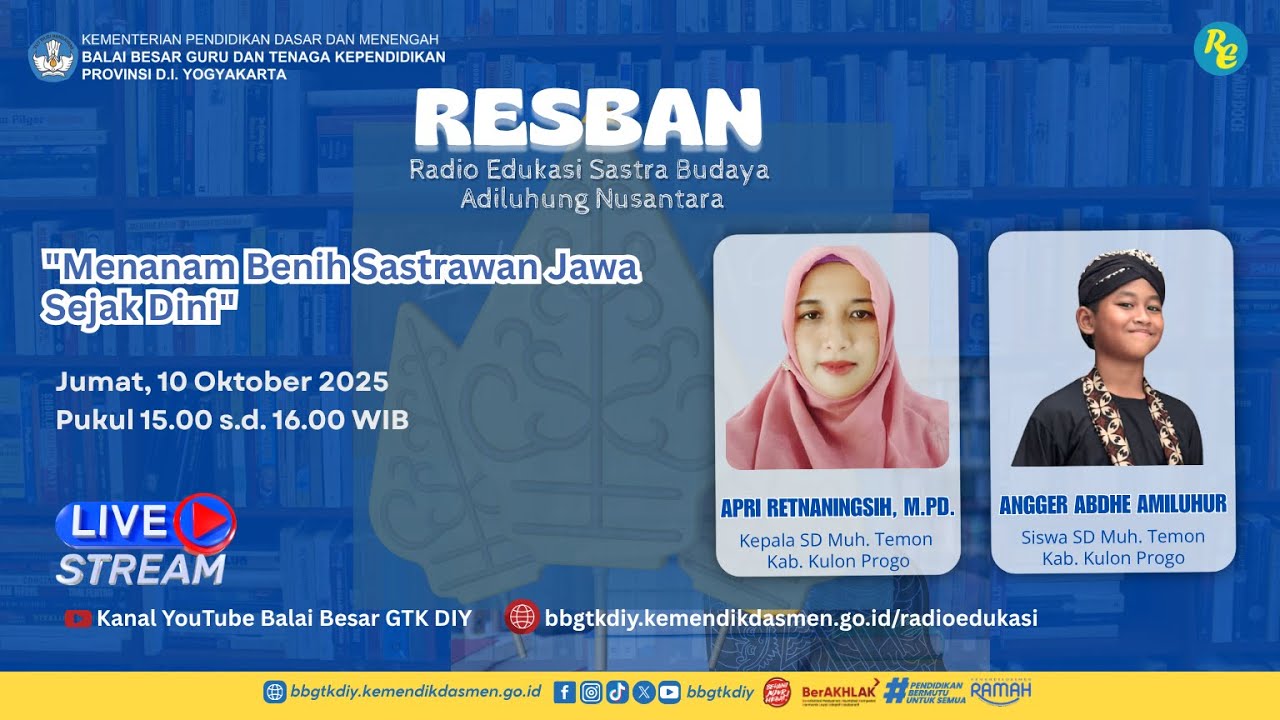 (2025) RESBAN Seri 21: Menanam Benih Sastrawan Jawa Sejak Dini