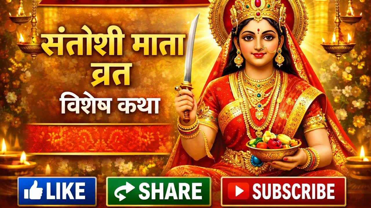 संतोषी माता व्रत कथा | शुकवार व्रत कथा | Santoshi Mata Vrat Katha | Bhakti Ki Shakti with Mansi