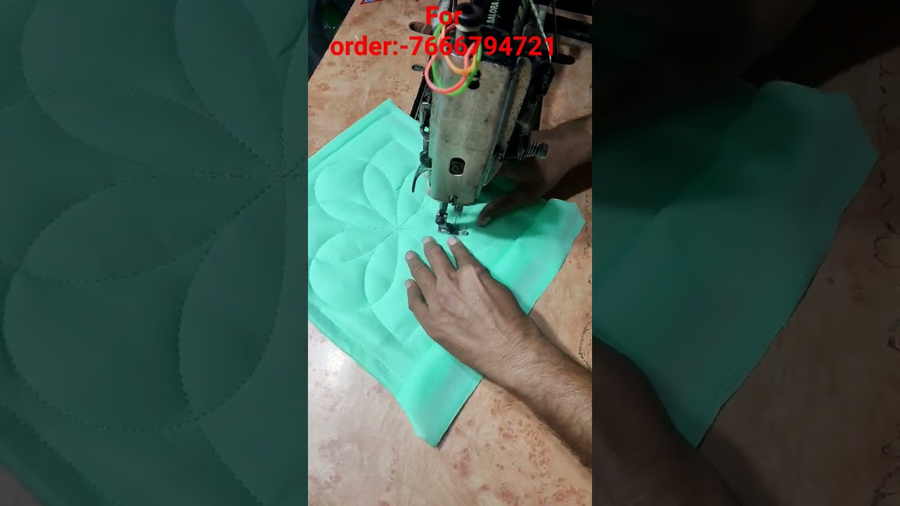 How to make Hand Fan stiching Design#Handfan#Hathkapankha#Benakidesign