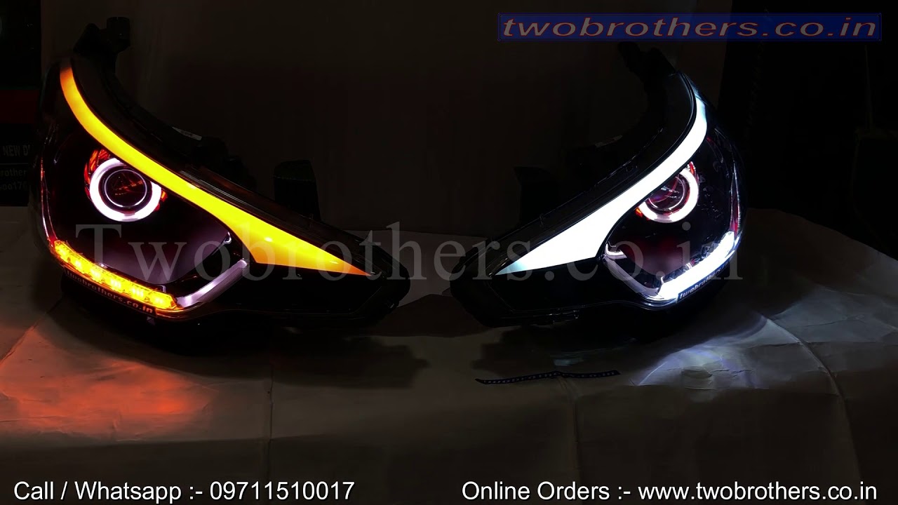 Elite i20 Matrix Eagle Eyes Projector Headlights if u want then call us on 09711510017 , 09811690017