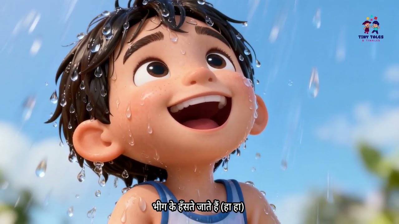 बारिश आई | Baarish Aayi Cham | Baarish Aayi | Hindi Rhymes | Baby Songs | Kids Song | Kids Rhyme