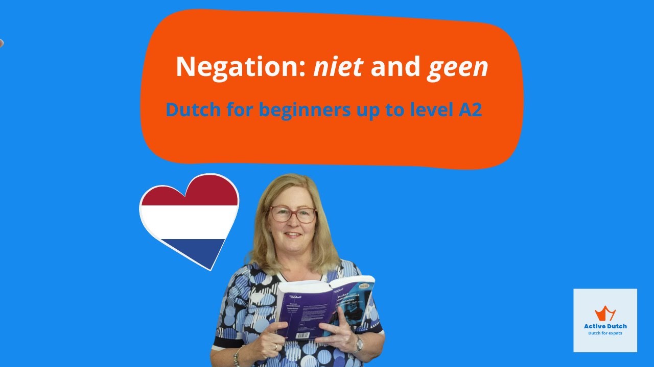 How to make a sentence negative in Dutch. The difference between 