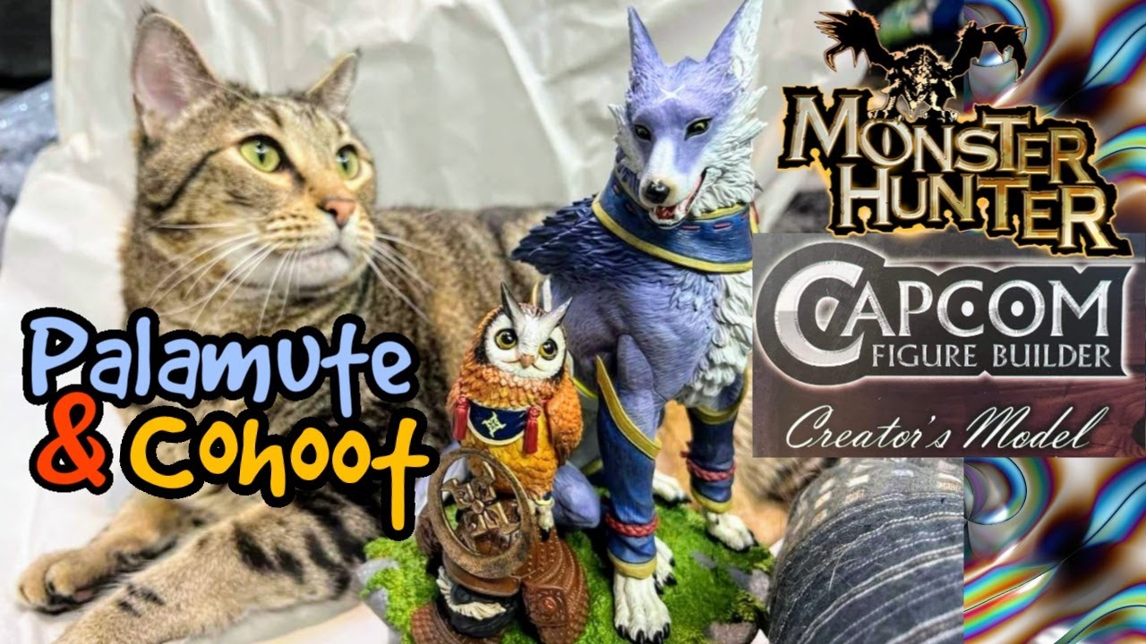 Monster Hunter Rise Palamute Creator's Model Statue Unboxing by 