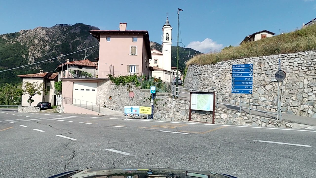 Fahrt von Limone Sul Garda nach Pieve