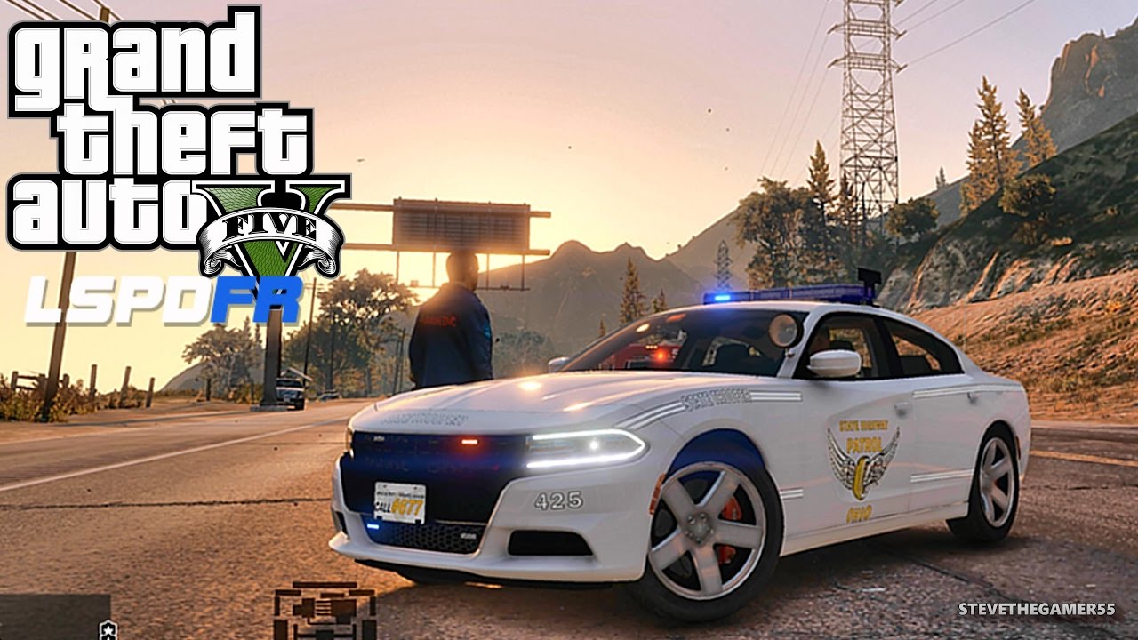 GTA 5 LSPDFR 0.3.1 - EPiSODE 308 - OHIO STATE TROOPER (GTA 5 PC POLICE MODS) HE GOT AWAY