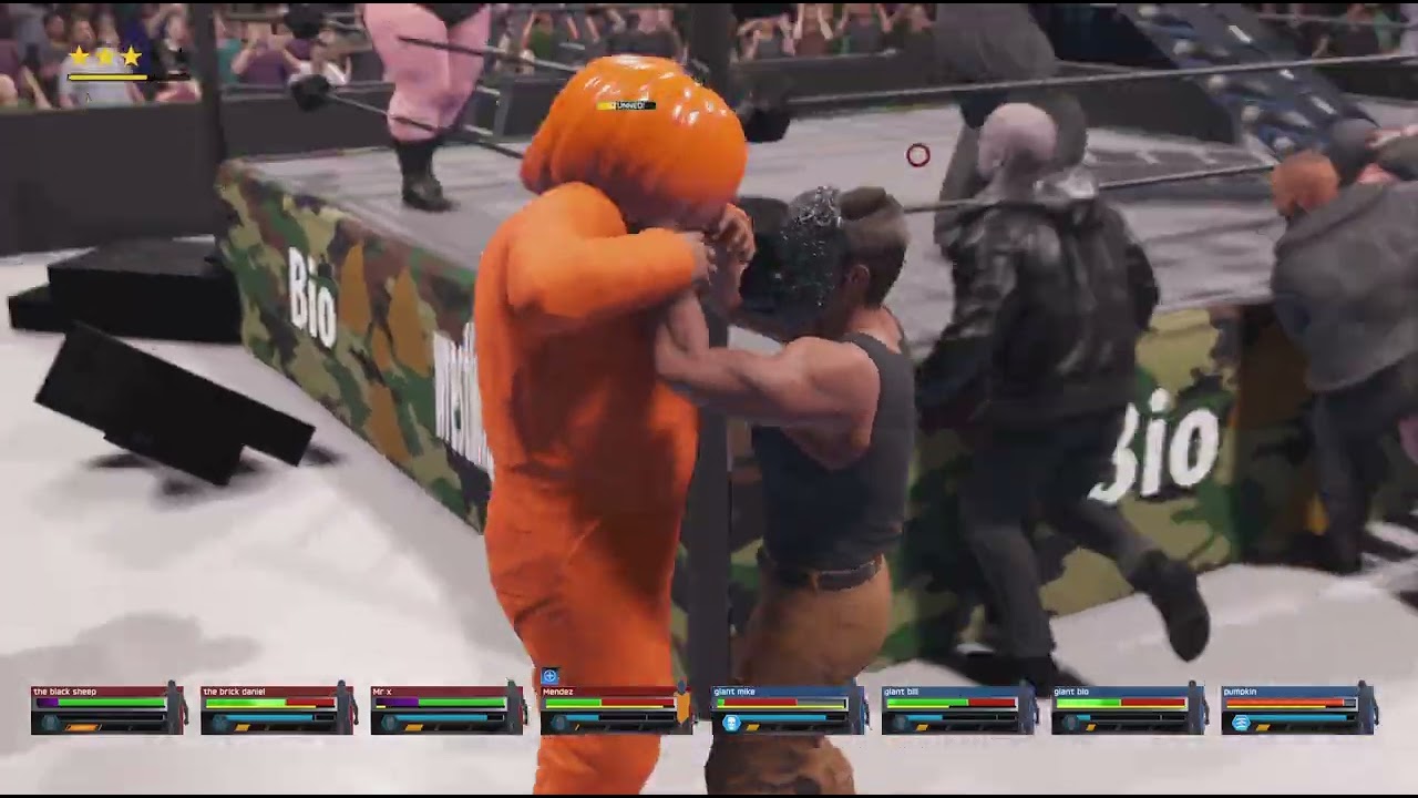 Bio wrestling mendex vs the giants