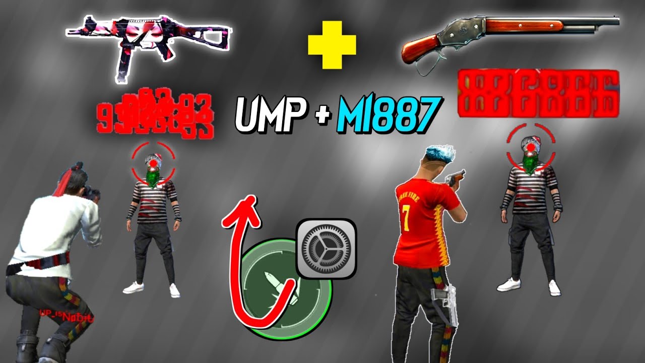 UMP - M1887 ONETAP TRICK 😳✅ - para SAMSUNG A3,A5,A6,A7,J2,J5,J7,S5,S6,S7,S9,A10,A20,A30,A50,A70.FF
