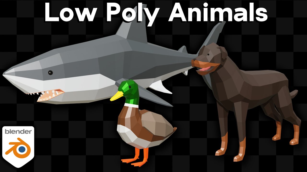 How to Make Low Poly Animals in Blender (Beginner Tutorial)