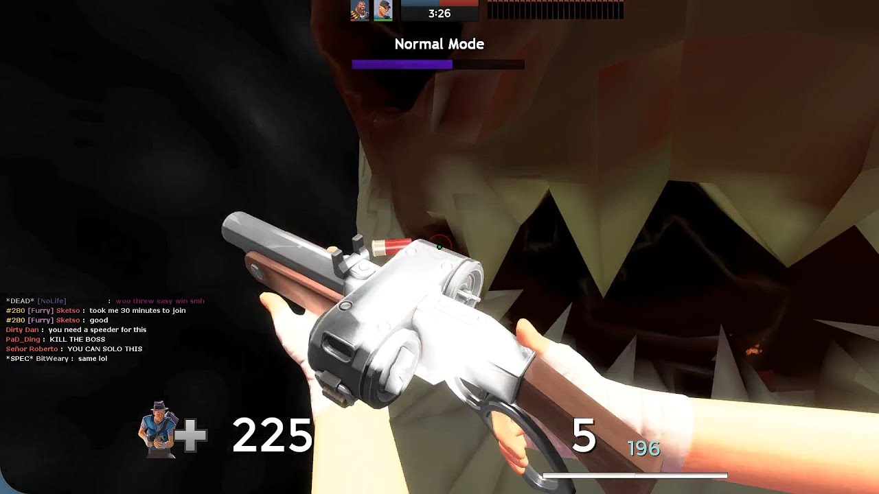 TF2 Zombie Escape - Santassination Final Bosses (Scout Solo)