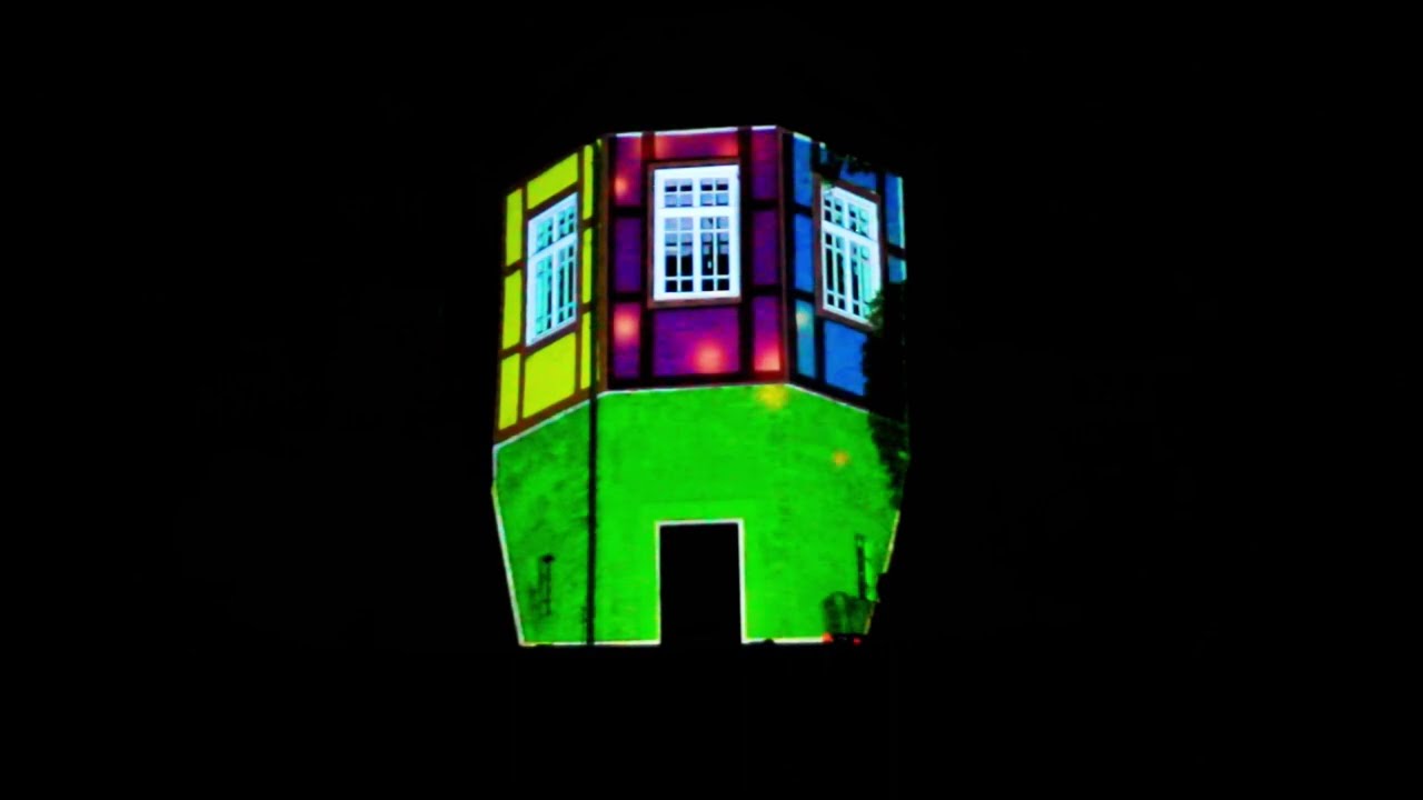 Video-Mapping zur 10. Lichternacht im Herzoglichen Weinberg zu Freyburg