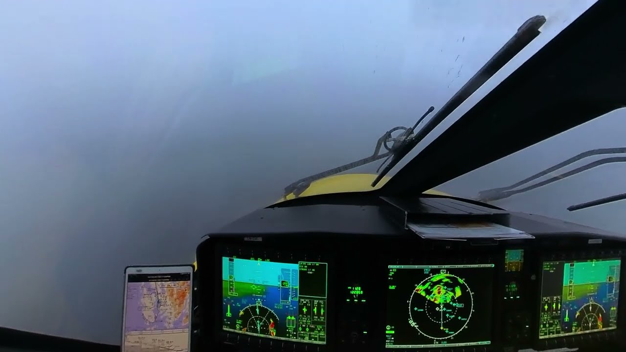 Helicopter ILS approach ENBR