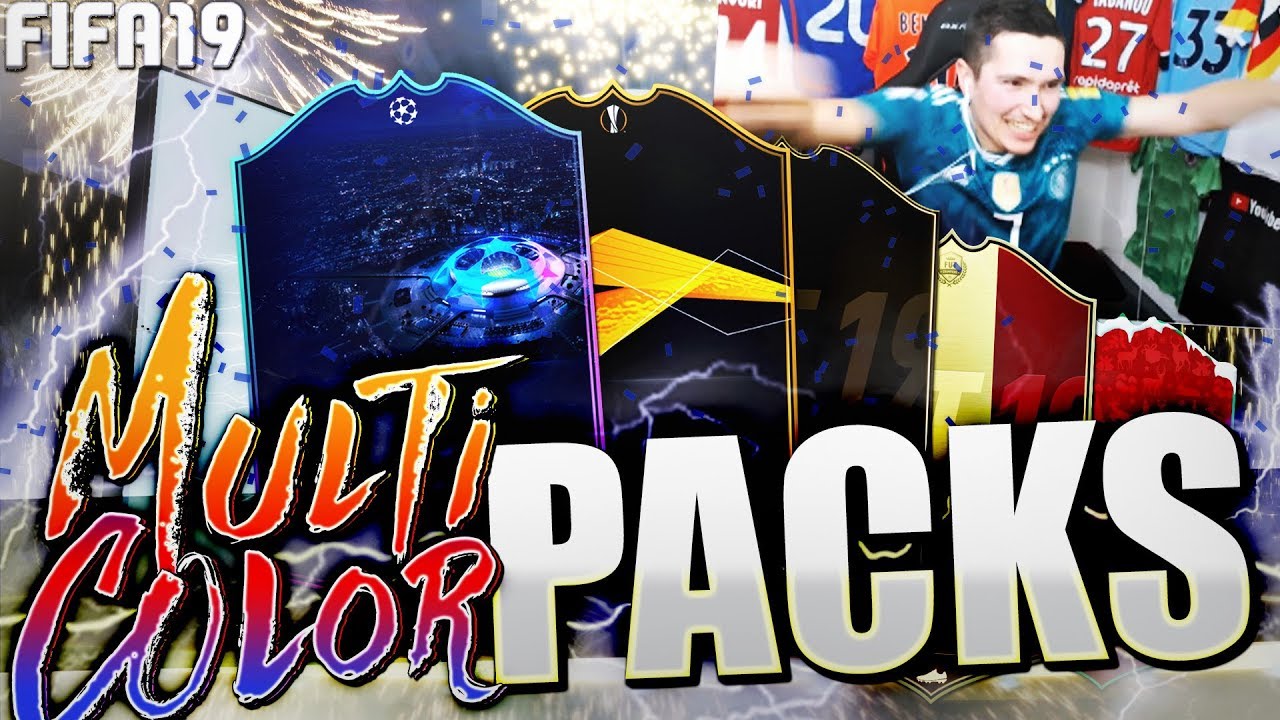 Des PACKS MULTICOLORS : &ccedil;a TOMBE !! FIFA19 Pack Opening