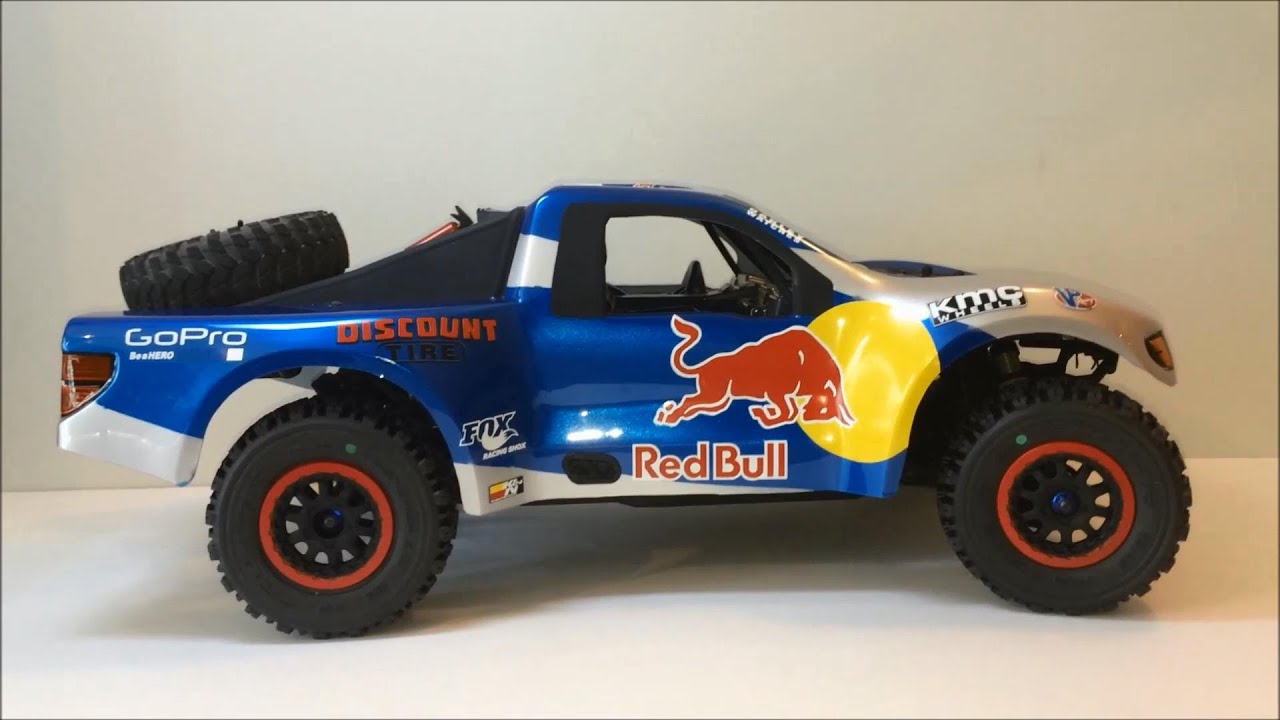 JPRC - RC Red Bull Trophy Truck Build Finished - Axial Yeti