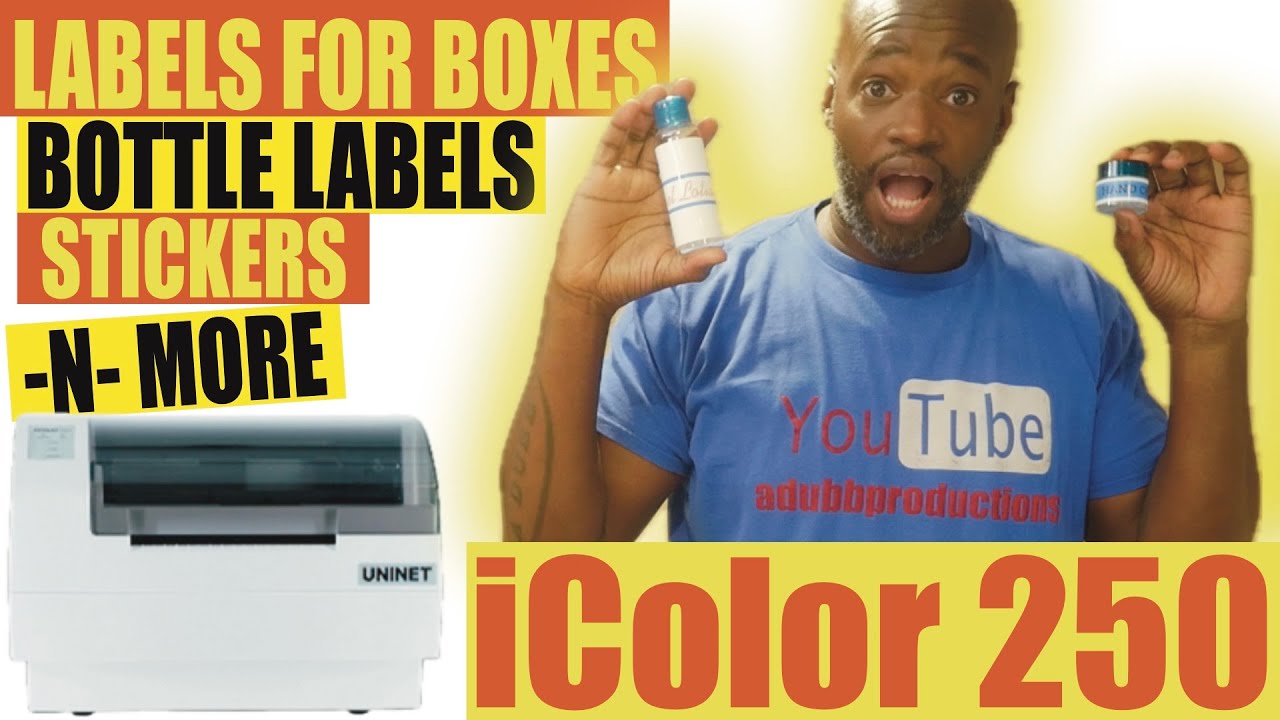 Professionally Finished Product Labels and Stickers iColor 250