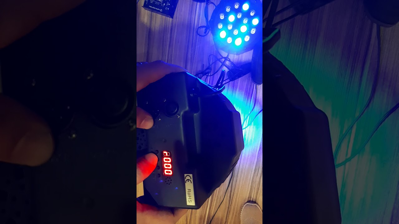 Tutorial/Teste: Alterando cores RGB (Vermelho, verde e azul) no canhão/ 