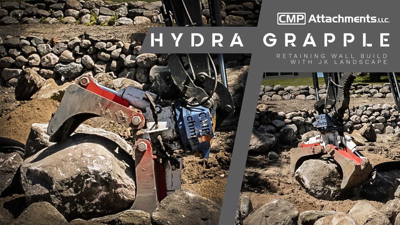 Building a Retaining Wall with a CMP Attachments Hydra Grapple
