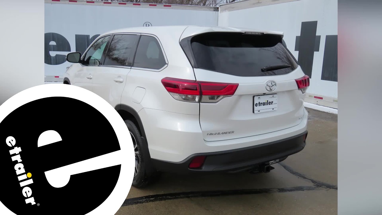 DIY Install: etrailer Trailer Hitch Receiver on your 2019 Toyota Highlander