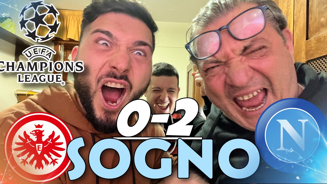 IL NAPOLI CONQUISTA FRANCOFORTE‼️0-2 QUASI AI QUARTI🔥CHE SQUADRA CHE SIAMO