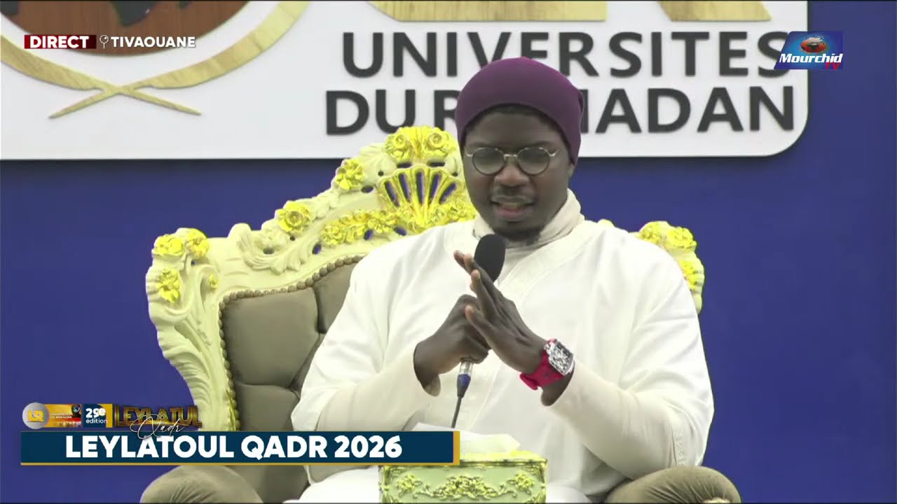 🔴UR 2026 | Leylatoul Qadr 2026 avec Seydi Cheikh Ahmed Tidiane SY Capitaine