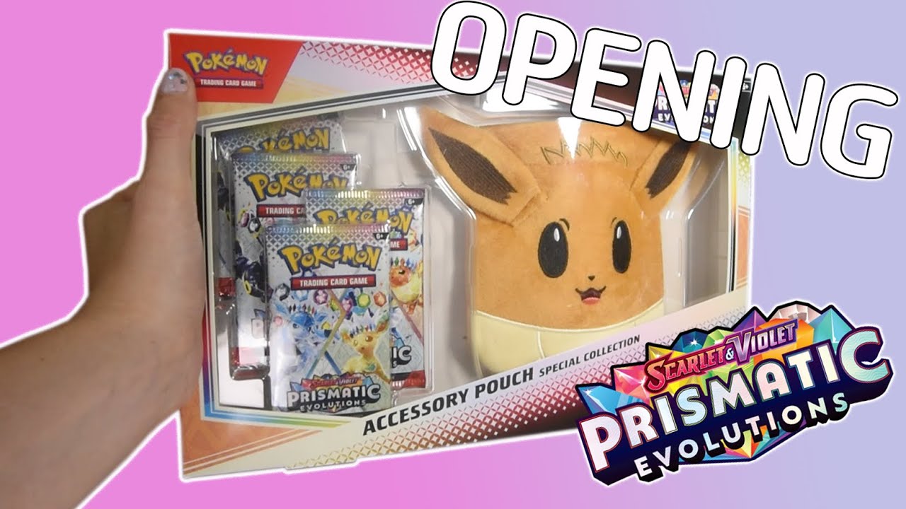 Opening Prismatic Evolutions Accessory Pouch Premium Collection!