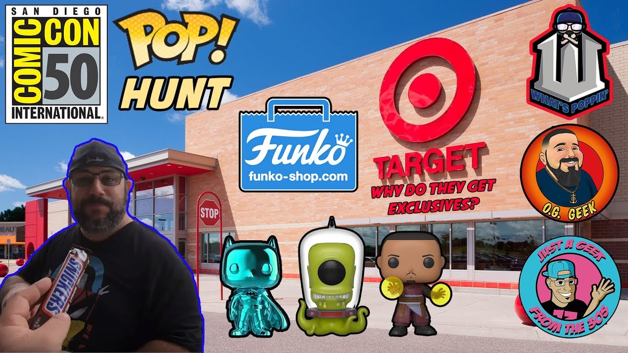 SDCC 2019 Funko Pop Hunting and Target