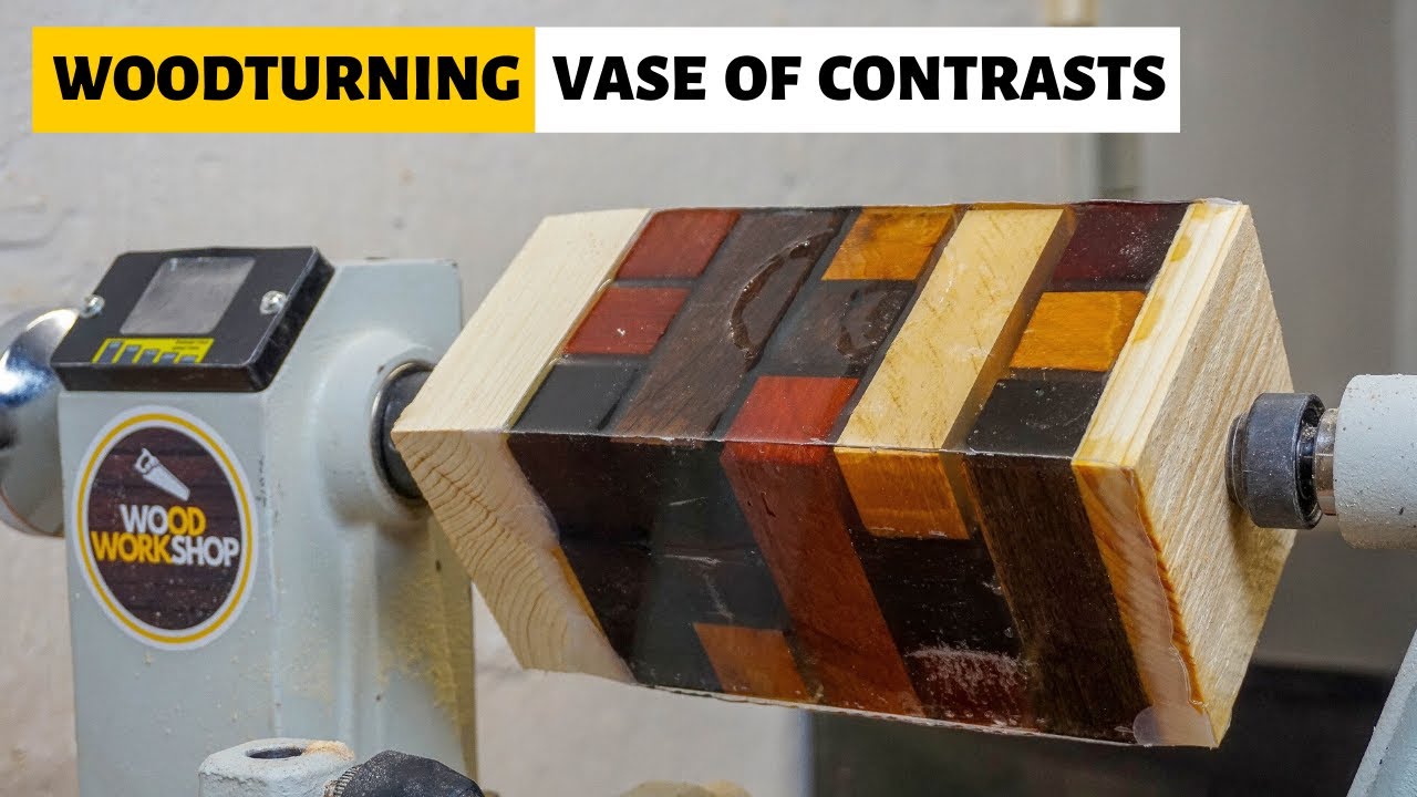 Woodturning - Vase Of Contrasts