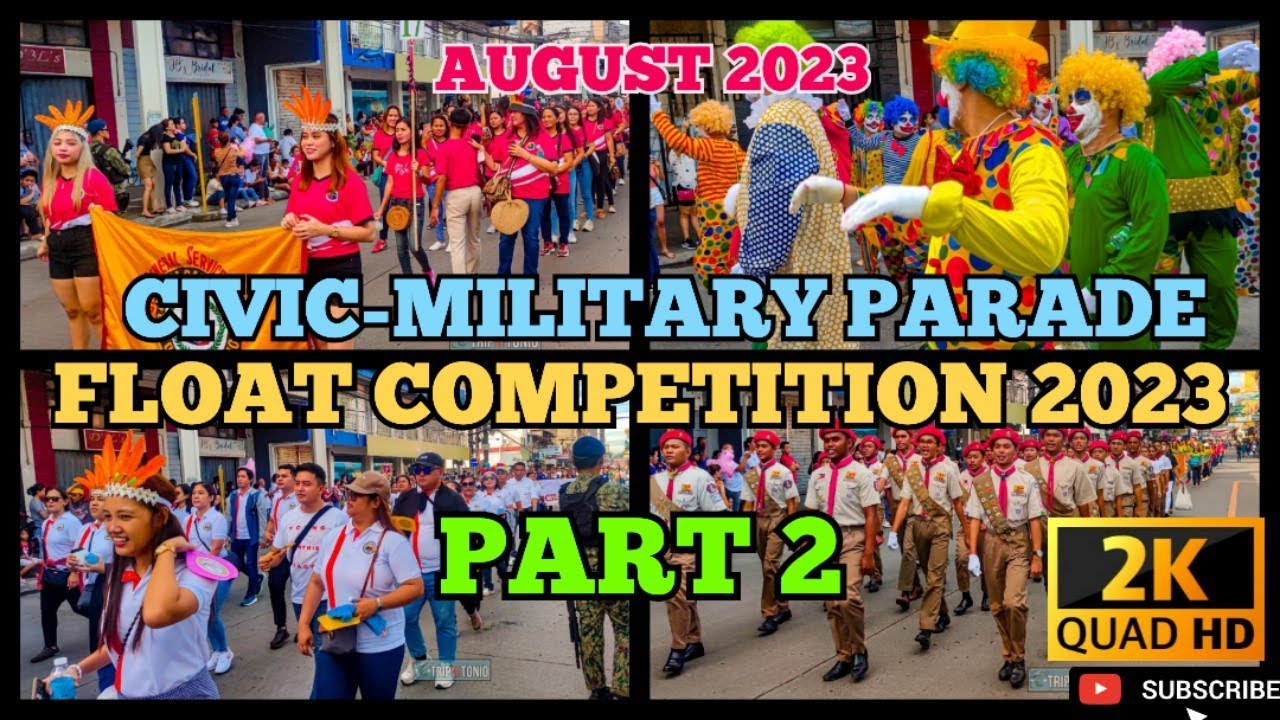 PART 2 Full Video: CIVIC-MILITARY PARADE & FLOAT COMPETITION 2023| CITY FIESTA CAGAYAN DE ORO CITY