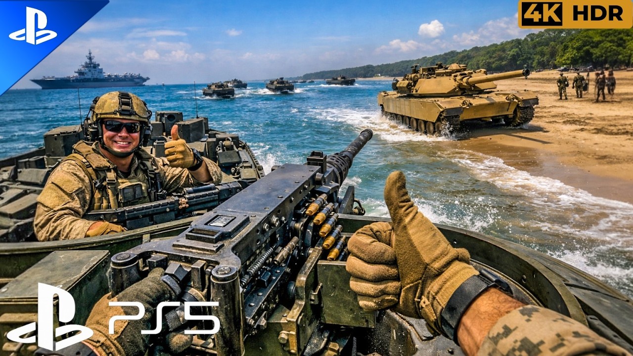 (PS5) U.S. NAVY ASSAULT ON SINGAPORE | REALISTIC ULTRA GRAPHIC GAMEPLAY [4K60FPS HDR] Battlefield 4