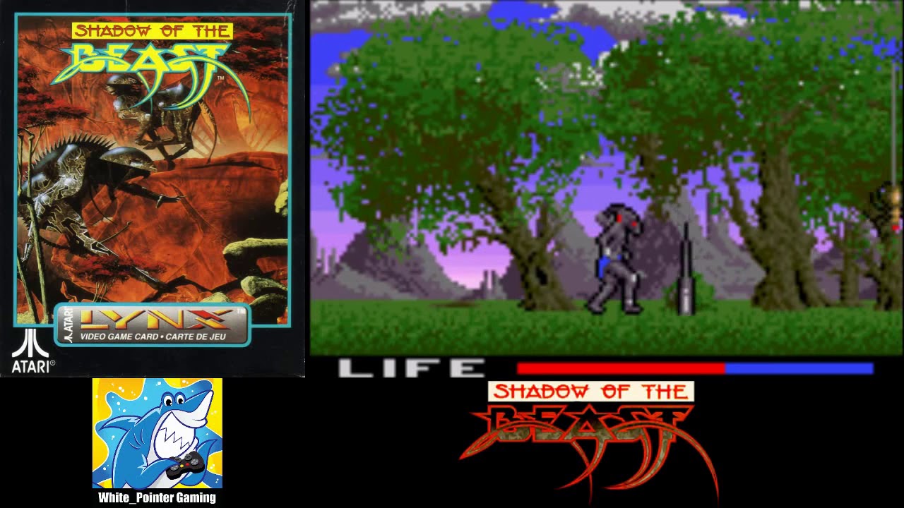 No Death Playthrough: Shadow of the Beast (Atari Lynx) | White_Pointer Gaming