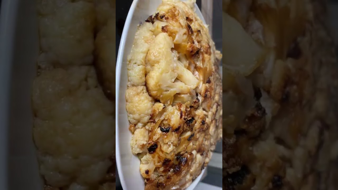 Schiacciata con cavolfiore affogato 